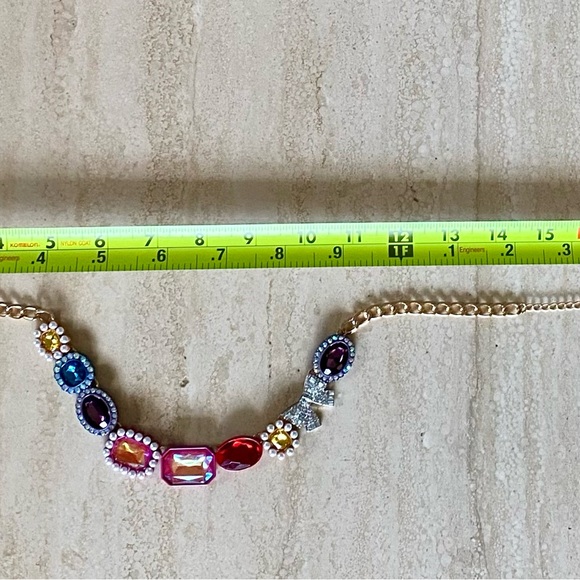 BETSEY JOHNSON Multi-Colored Jewel Necklace - Picture 4 of 4